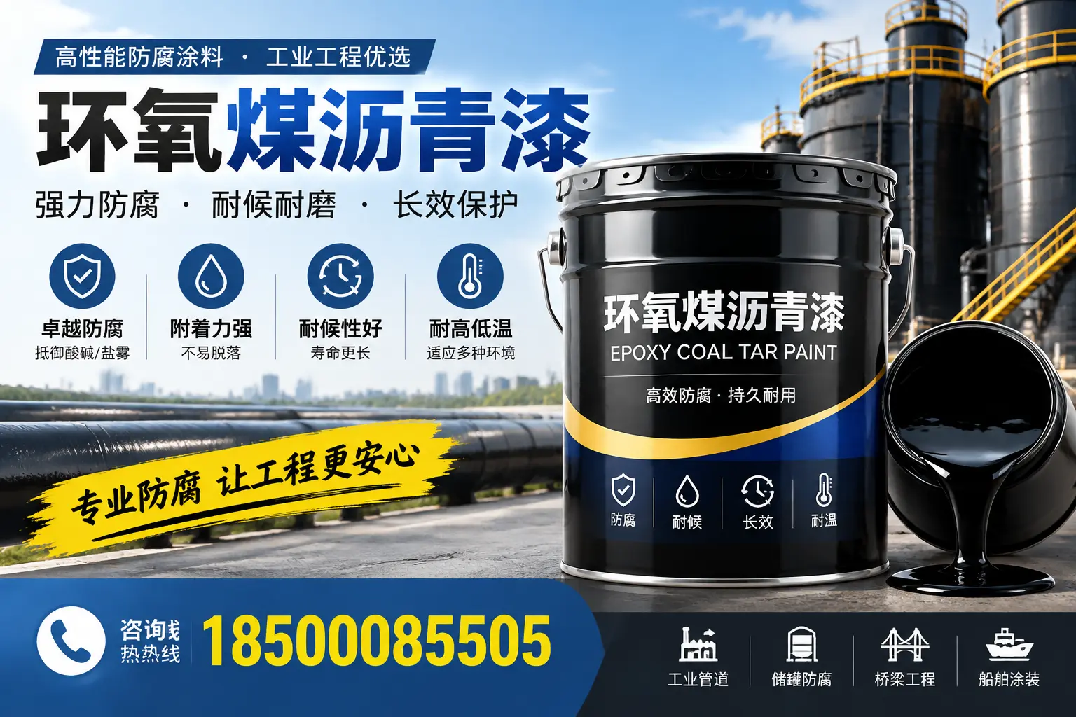 环氧煤沥青漆的施工方法与注意事项，确保在新乡顺利完成